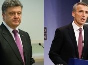 Началась встреча Порошенко с генсеком НАТО