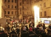 Разбор завалов в доме в центре Киева продолжался всю ночь