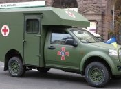 "Сила непокоренных": в Киеве показали новые внедорожники "Богдан" для фронта