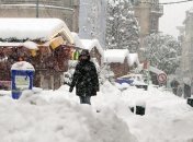 Во Франции из-за снегопадов объявлен "оранжевый" уровень тревоги