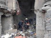 Разрушения в здании ОГА в Харькове