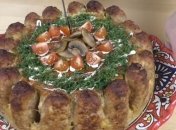 Рецепт дня: мужской горячий, закусочный торт 