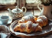 Рогалики идеально подходят к чаю или кофе (изображение создано с помощью ИИ)