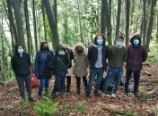 На Закарпатье пограничники задержали группу нелегалов