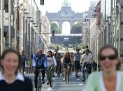  "День без машин" в Брюсселе