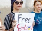 В Праге прошла акция в поддержку Сенцова