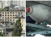 Били специально по жилым домам: появились видео разрушений после прилета российской бомбы по Харькову