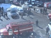 В Харькове горел торговый центр, обошлось без жертв