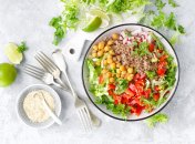 Овощное рагу с киноа или пшеном