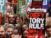 В центре Лондона прошла многотысячная демонстрация