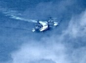 Появилось видео опасного маневра эсминца РФ у крейсера США (Видео)