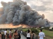 Юг Франции "накрыли" лесные пожары (Фото)