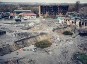 З повітря пошкодження Тростянця ще більш вражаючі