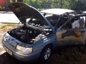 ДТП: автомобиль самовоспламенился и врезался в столб