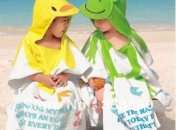 Детские полотенца-пончо (ФОТО)