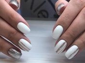 Маникюр 2019-2020: красивые идеи нейл-арта в белом цвете (Фото)