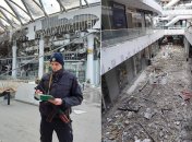 ТРЦ "Никольский" после обстрелов рф