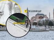 Снег в Стамбуле
