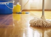 Щоб ідеально вимити підлогу, треба знати деякі секрети (зображення створено за допомогою ШІ)