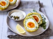 Яйця у сирній скоринці