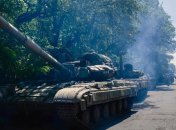 Позиции силовиков были атакованы группой из 7 танков