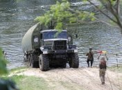 Тренування українського понтонно-мостового підрозділу