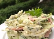 Простой, но вкусный салат "Днестр"