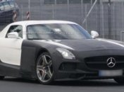 Шпионское видео Mercedes-Benz SLS AMG Black Series (Фото, сВидео)