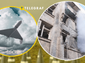 "Шахед", пологовий будинок у Запоріжжі після обстрілу 1 лютого 2026