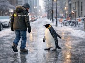 Походка пингвина может спасти от падений на льду