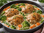 Курка в гірчично-вершковому соусі