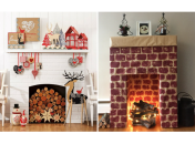 Как сделать новогодний камин из коробок и картона: мастер-класс с фото