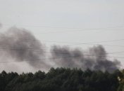 Дым отлично видно за много километров от самой части