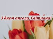 З днем ангела, Світлана! Красиві листівки і поздоровлення на свято 26 лютого