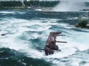 Из-за шторма неподвижная достопримечательность Ниагары "ожила" (Видео)