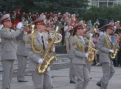 27-ая годовщина Независимости Украины: репетиция военного оркестра (Видео)