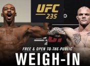 UFC 235. Результаты взвешивания (Видео)