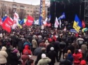 В Черкассах проходит оппозиционный митинг