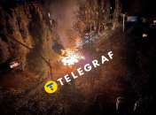 В Днепре сожгли машину военных