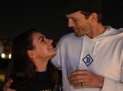 Эштон Катчер признался, что сломал палец, укладывая дочь спать