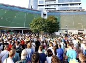 Поддержали сборную: решающий матч Украина - Австрия показали на самом большом экране Европы