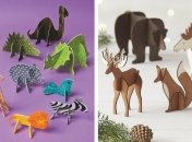 Как сделать объемных бумажных зверей из бумаги: 17 шаблонов