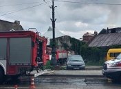 Во Львове произошел пожар в двухэтажном здании кузницы