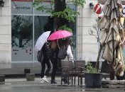 Местами осадки с грозой