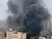 Кадры пожара в здании ФСБ