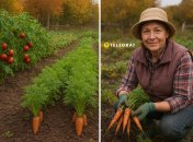 В сентябре самое время копать морковь на огороде
