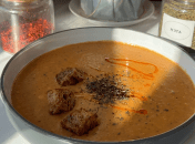 Суп с чечевицей, булгуром и рисом