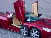 Представлен 6-колёсный суперкар Covini 6SW (Видео)