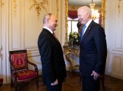 Путин и Байден в Женеве 16 сентября 2021 года