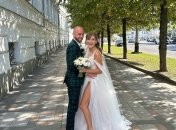 Молодожены Даша Евтух и Александр Глазов